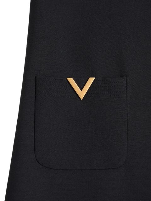 Valentino Garavani short-sleeves mini dress - Black