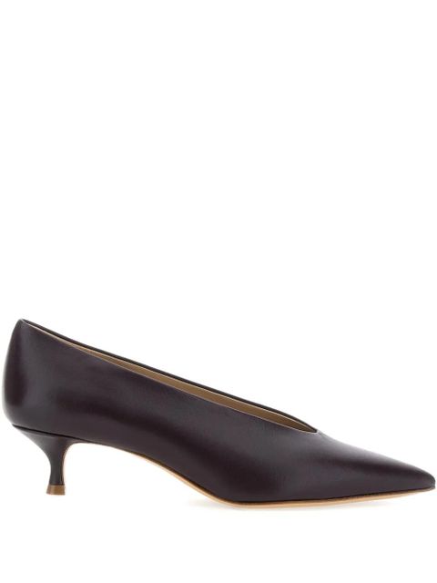 Le Monde Beryl 40mm Babouche pointed-toe pumps - Purple - zdjęcie produktu nr 1