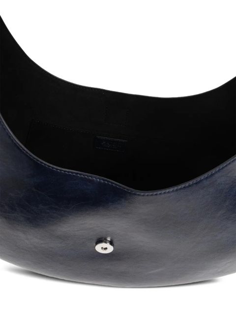 GANNI leather shoulder bag - Blue