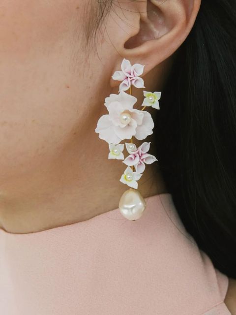 Jennifer Behr Patresa earrings - Pink