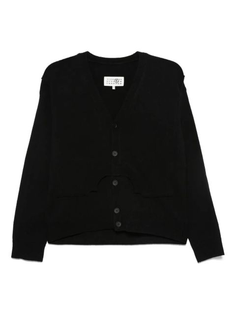 MM6 Maison Margiela wool cardigan - Black - zdjęcie produktu nr 1