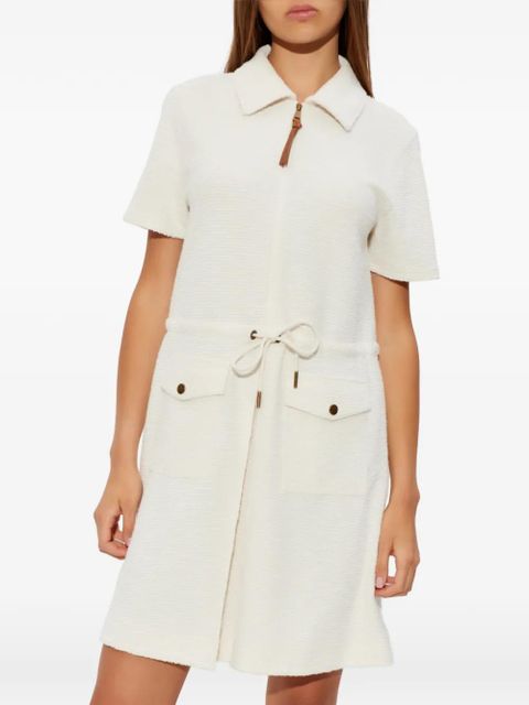 Moncler Bouclé mini dress - Neutrals
