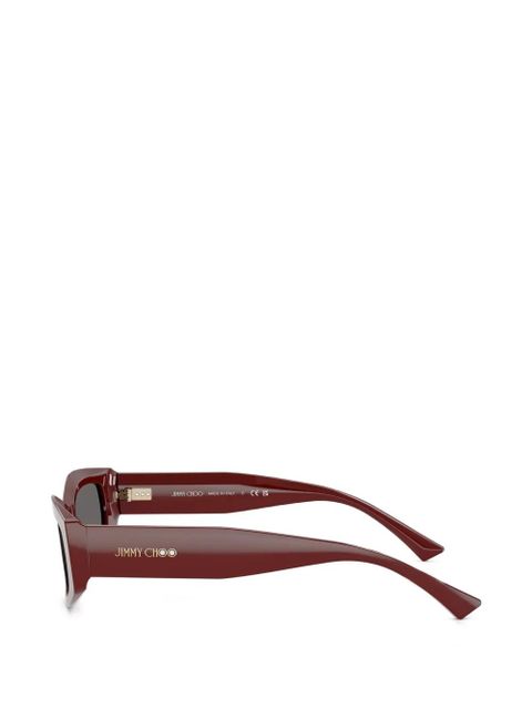 Jimmy Choo Uma geometric sunglasses - Brown