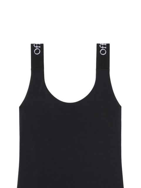 Off-White logo-band swimsuit - Black - zdjęcie produktu nr 2