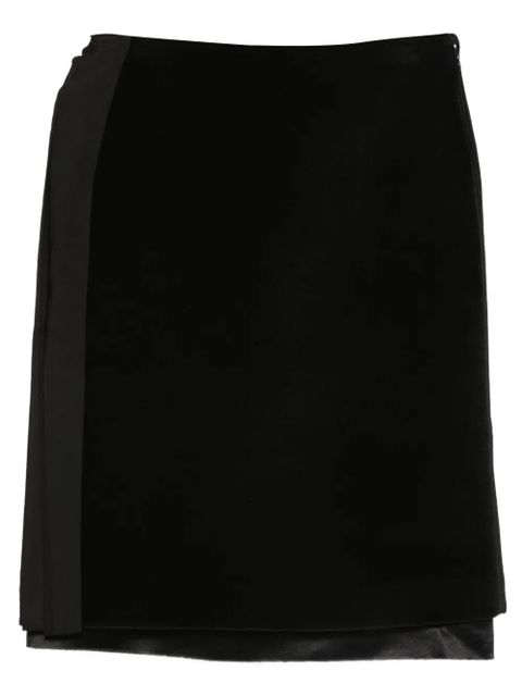 Jil Sander layered straight skirt - Black - zdjęcie produktu nr 1