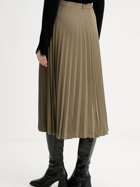 Marc O'Polo spódnica kolor zielony midi rozkloszowana 5000007059