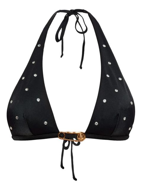 Versace crystal-embellished bikini top - Black - zdjęcie produktu nr 1