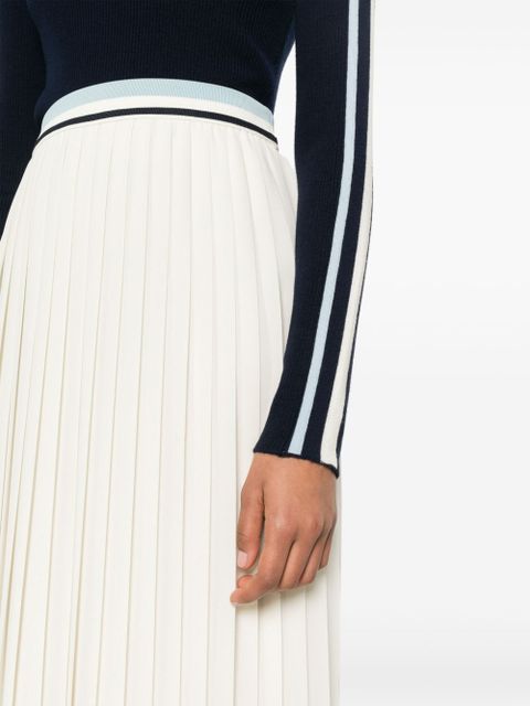 Moncler pleated midi skirt - Neutrals