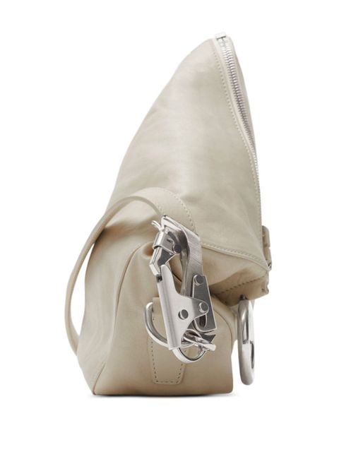 Burberry small Knight leather shoulder bag - Neutrals