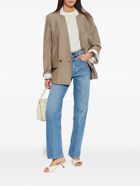 Victoria Beckham patch-pocket jeans - Blue - zdjęcie produktu nr 2