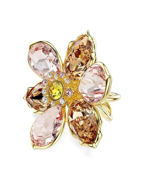 Swarovski flower ring - Gold - zdjęcie produktu nr 1