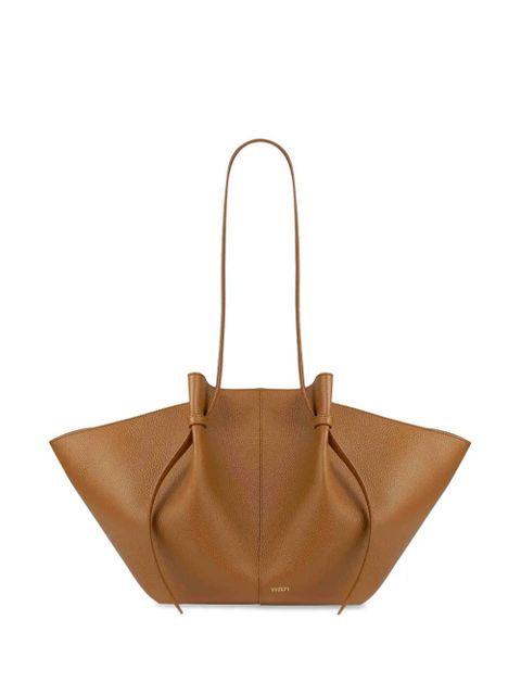 Yuzefi large Mochi pebbled leather shoulder bag - Brown - zdjęcie produktu nr 1