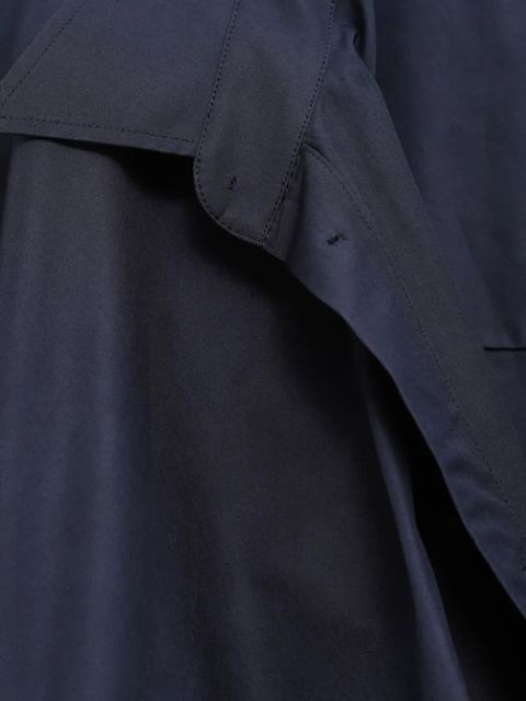 Balenciaga drawstring mini dress - Blue