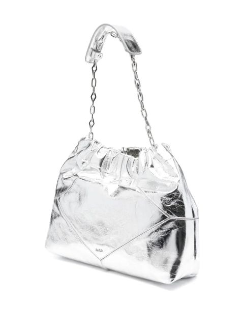 Ba&Sh June chain-strap leather shoulder bag - Silver - zdjęcie produktu nr 2