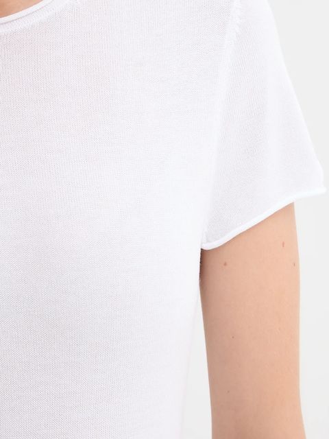 Calvin Klein t-shirt damski kolor biały LV044D310G