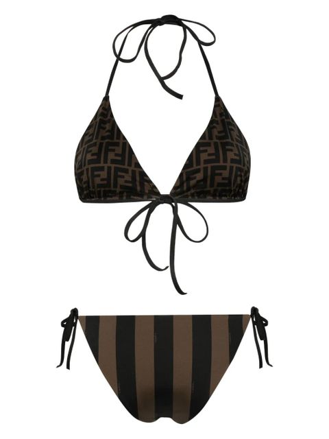 FENDI reversible triangle-cup bikini - Black