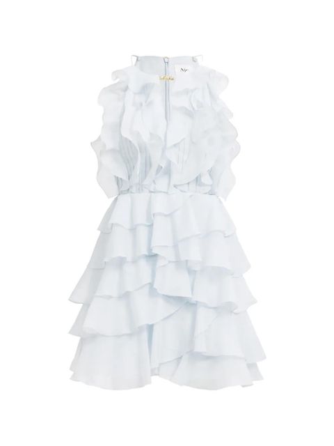 Aje Cleo ruffled tiered mini dress - Blue - zdjęcie produktu nr 1