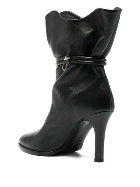 ISABEL MARANT ankle leather boots - Black