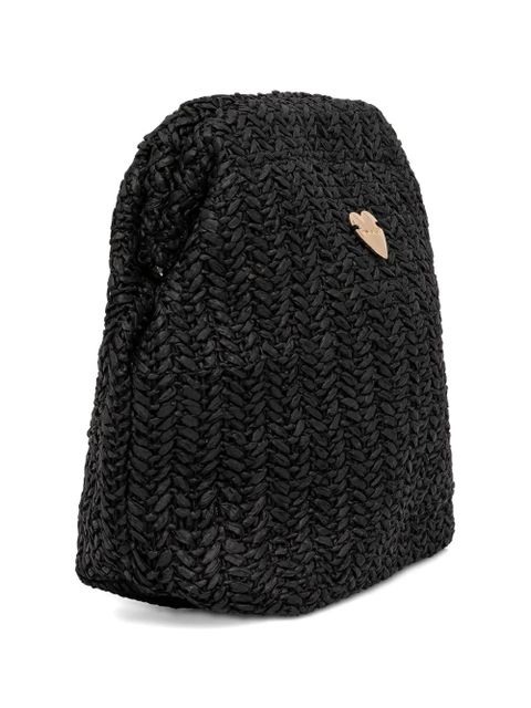 TWINSET woven logo-plaque make-up bag - Black - zdjęcie produktu nr 2