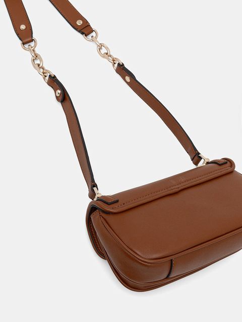 Guess torebka DEA kolor brązowy HWBG79 93790