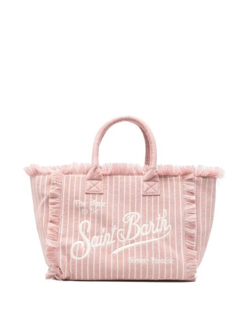MC2 Saint Barth Vanity striped tote bag - Pink - zdjęcie produktu nr 1