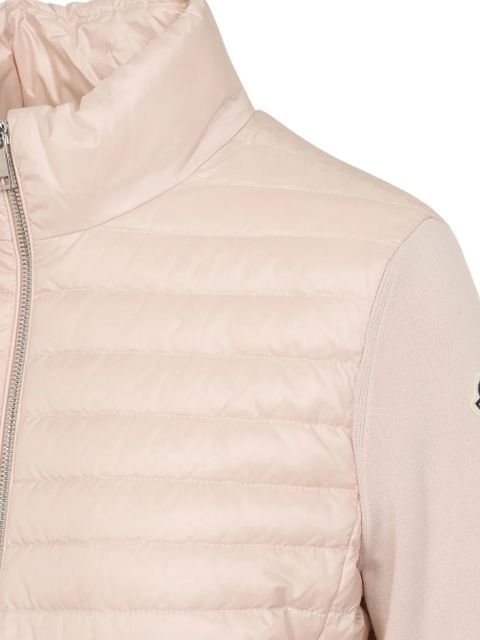 Moncler quilted zip jacket - Pink