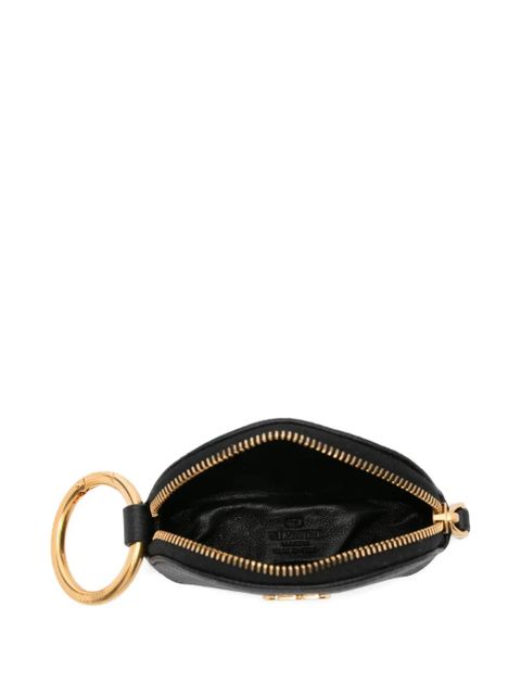 Valentino Garavani half-moon keyring purse - Black