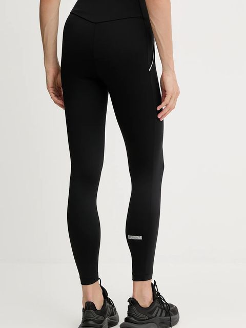 EA7 Emporio Armani legginsy treningowe damskie kolor czarny gładkie AF13534.7W000594