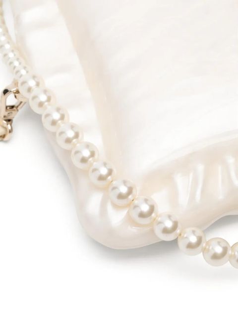 Simone Rocha pearl pillowcase clutch - White