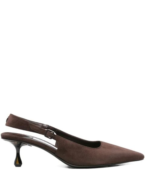 Jimmy Choo 50mm Amel slingback pointed-toe pumps - Brown - zdjęcie produktu nr 1