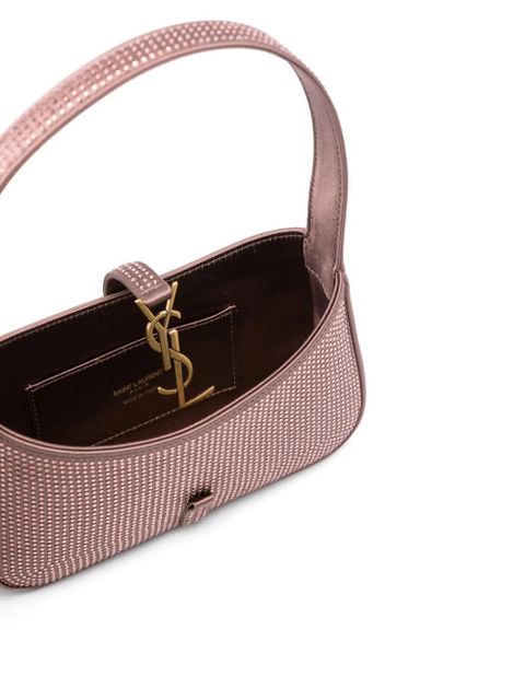 Saint Laurent mini Cassandre-plaque tote bag - Pink