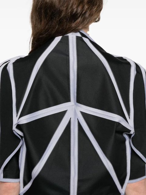 132 5. Issey Miyake No.5-jacquard jacket - Black