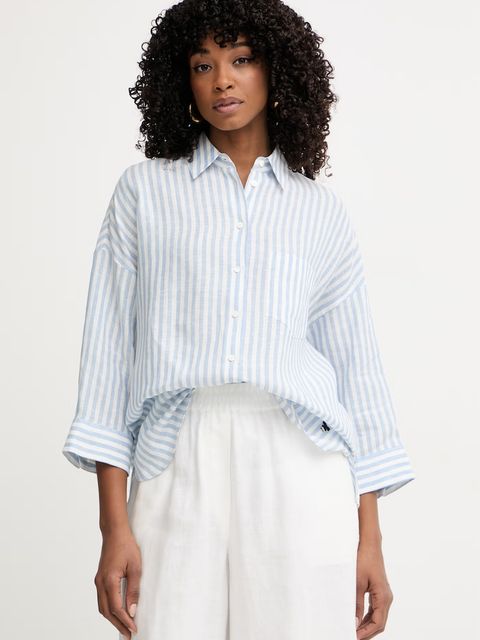 Weekend Max Mara koszula damska lniana PANETTO - zdjęcie produktu nr 1