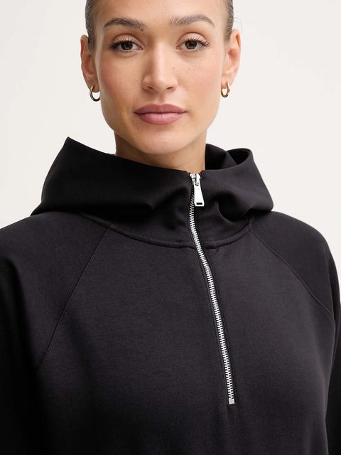 Joop! bluza damska kolor czarny z kapturem gładka 30048512