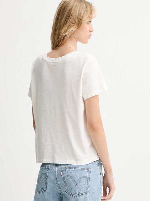 Levi's t-shirt bawełniany damski kolor biały A8804