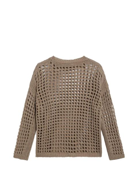 Max Mara open-knit sweater - Neutrals - zdjęcie produktu nr 2