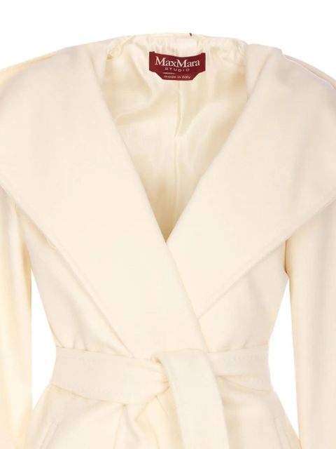 Max Mara Newmang hooded belted coat - Neutrals