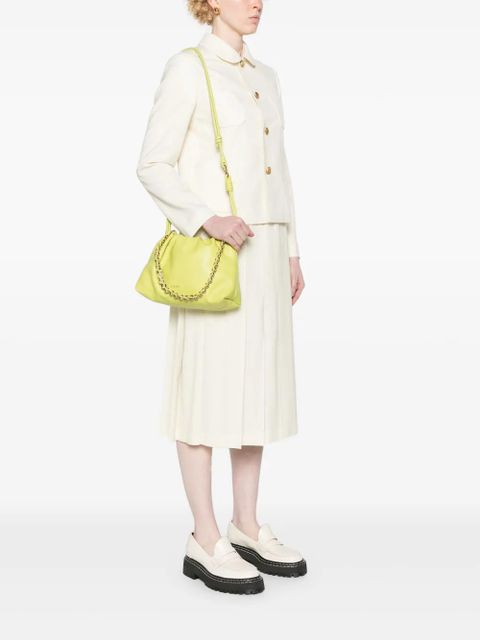 LOEWE Flamenco leather clutch bag - Green - zdjęcie produktu nr 2