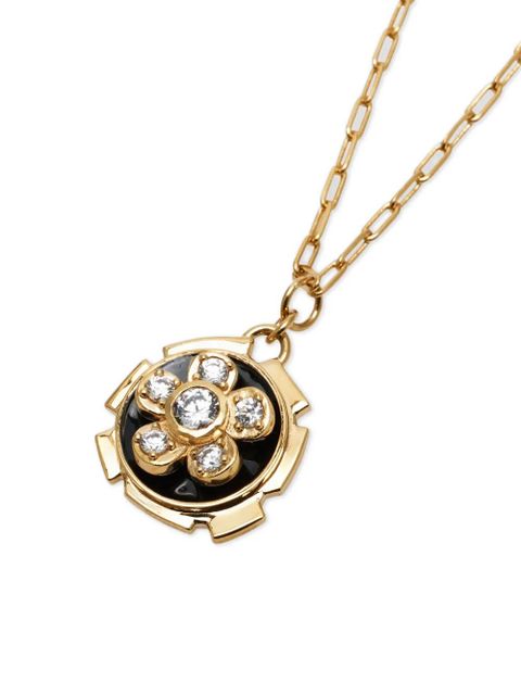 Ferragamo flower pendant necklace - Gold - zdjęcie produktu nr 2
