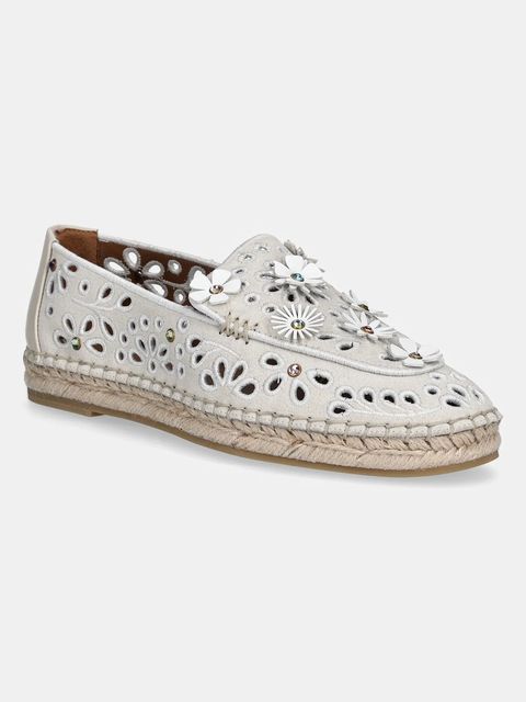 Kurt Geiger London espadryle zamszowe Flower Espadrille Loafer - zdjęcie produktu nr 2