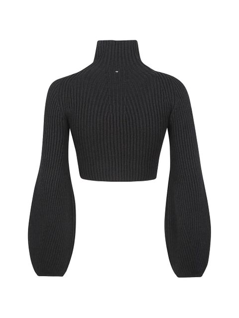 Max Mara flared sleeve roll-neck sweater - Black - zdjęcie produktu nr 2