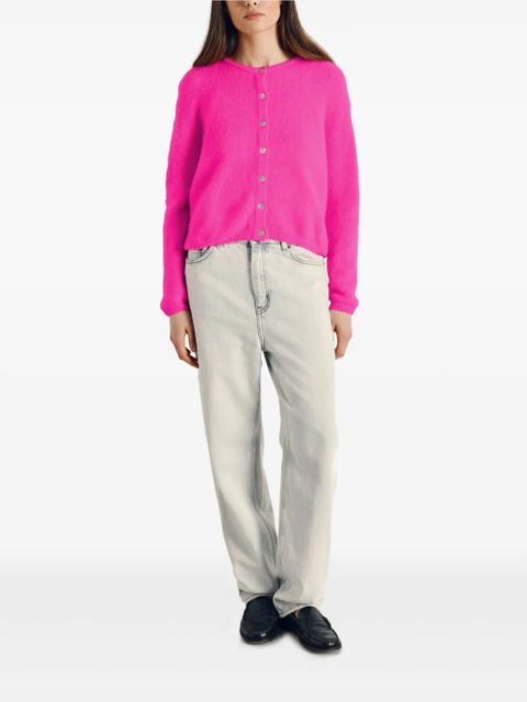 American Vintage Vitow button cardigan - Pink