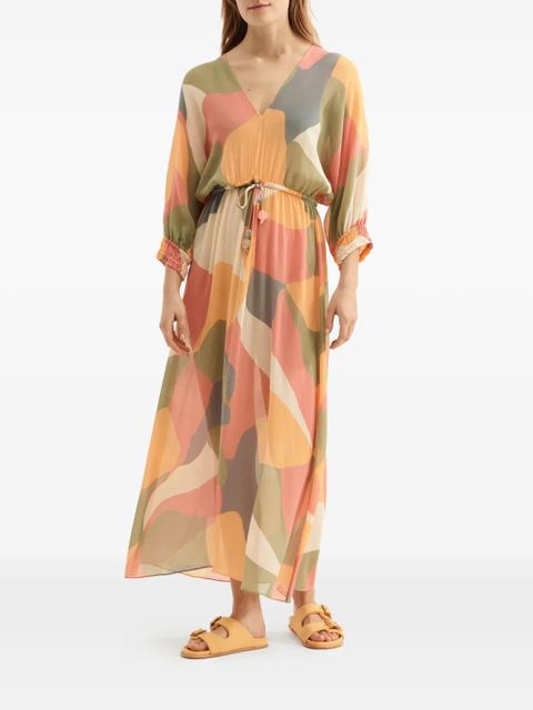 ERES Glow gathered-detail tie-waist maxi dress - Multicolour - zdjęcie produktu nr 2