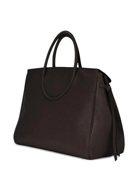 STAUD Maude leather tote bag - Brown