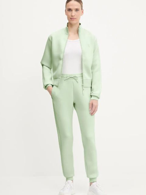 Guess bluza NEW ALLIE damska kolor turkusowy gładka V2YQ17 K7UW2