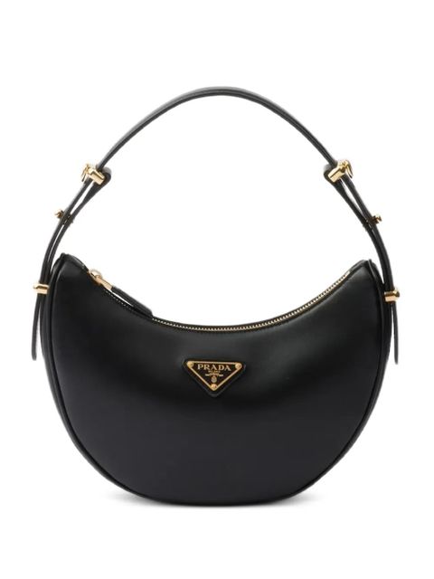 Prada Arqué leather shoulder bag - Black - zdjęcie produktu nr 1