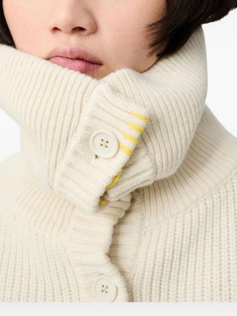 Axel Arigato Celine ribbed cardigan - Neutrals