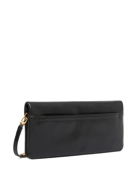PINKO bird hardware leather shoulder bag - Black - zdjęcie produktu nr 2