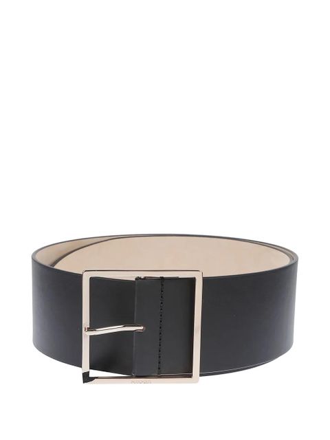 Max Mara square-buckle wide belt - Black - zdjęcie produktu nr 2