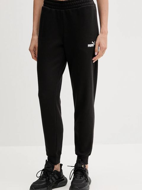 Puma spodnie dresowe damskie kolor czarny z aplikacją 682448 - zdjęcie produktu nr 1